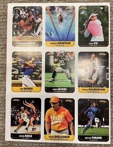 ANGEL REESE ROOKIE 2023 SI for Kids Magazine Uncut Sheet Of Cards - Davis, Vu