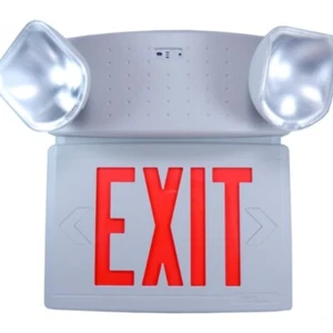 Philips Chloride CCTX Series Red Letter Emergency Exit LED Combo Sign CCTXL3RW - Picture 1 of 3