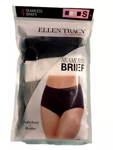 ELLEN TRACY ESSENTIALS Small “4 Pack Seamless Brief” 4 Colors -Ultimate Fit NEW - Picture 1 of 3
