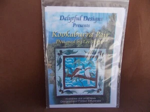 Kookaburra Pair Quilt Pattern Delightful Designs 2001 NIP - Picture 1 of 2