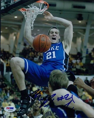 Miles Plumlee Duke Blue Devils Signed 8x10 Matte Photo PSA DNA Authenticated - Image 1 of 2