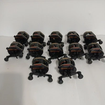 LOTE DE 12 PEÇAS OU REPARO vintage Mitchell Turbomag 6610Z molinete de pesca  - Imagem 1 de 4