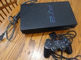 Sony PlayStation 2 PS2 Fat Console System  with controller/SOLD AS IS