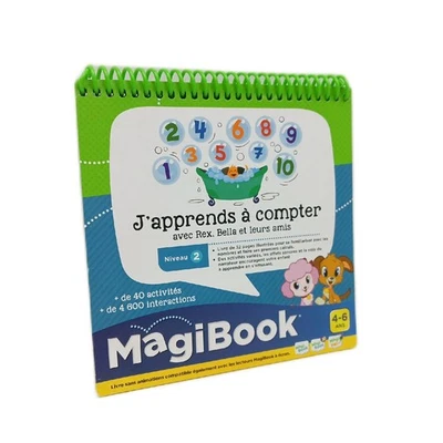 VTech MagiBook Lernbuch Level 2 Zählen Kinder Seitenlernenierspaß - Bild 1 von 3