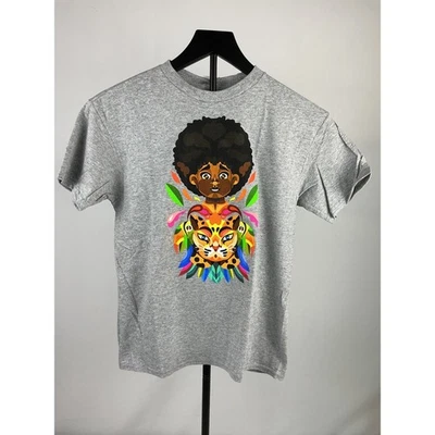 NUEVO CON ETIQUETAS Camiseta Gráfica Disney Encanto Cuello Redondo Gris Niños Talla Pequeña Foto 1 de 4