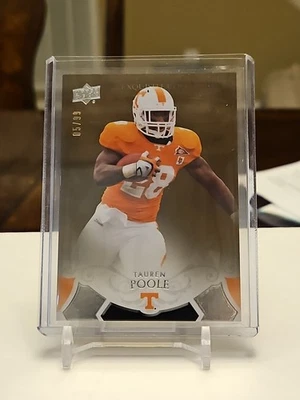 2011 Upper Deck Exquisite Collection - 2012 Rookies Tauren Poole #ER-TP /99 (RC) - Image 1 of 2