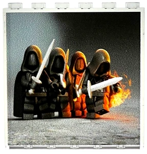 Lego LOTR Ringwraiths Nazgul Minifigures 1 of 1 Custom UV Printed Window Panel - Picture 1 of 5