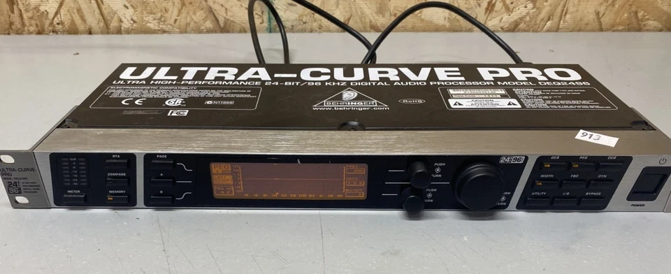Behringer Ultra-Curve Pro DEQ2496 24-Bit Digital Audio Processor Rack S100695614 - Image 1 of 4