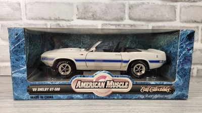 ERTL American Muscle 1969 Shelby GT-500 White Convertible 1:18 Diecast 7943 - Image 1 of 4