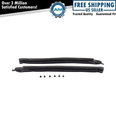 Пара резиновых уплотнений стойки ветрового стекла уплотнительная полоска для 68–69 Camaro Firebird - Изображение 1 из 4