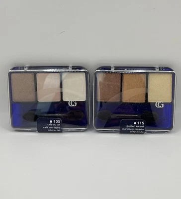 New Covergirl Golden Sunset 115 & Cafe Au Lait 105 Eye Enhancers Eye Shadow - Image 1 of 4