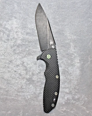 Rick Hinderer XM-18 Punto de Caída 3.5" Hoja M390 Acero G10/Mango de Titanio Negro Foto 1 de 4