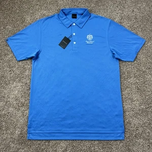 Camisa Polo Trump National Bedminster Dunning Para Hombre Talla Grande L Azul Golf NUEVA - Imagen 1 de 13