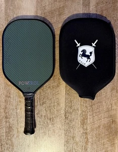 KVLR POWTROL | Paleta aprobada por Pickleball de EE. UU. | Fibra de carbono y aramida | Verde - Imagen 1 de 15