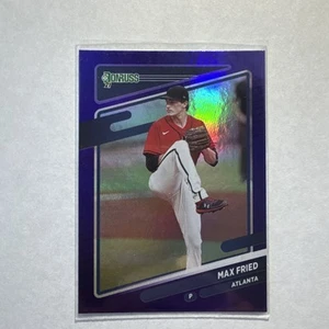 Panini Donruss 2021 - Max Fried #175 Holo púrpura - Imagen 1 de 2