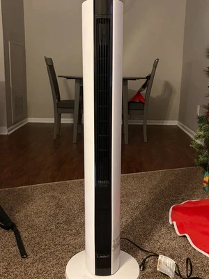 42" Lasko FH500 Tower Fan/Space Heater Combo 1500W Remote Control Timer White - Image 1 of 4