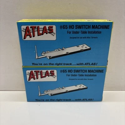 2-HO Scale Track Atlas #65 Under-Table Remote Switch Machine - Image 1 of 4