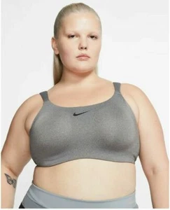 Nike Dri Fit 40E Bold Bra Training Workout Top Grey Sports MSRP $75 BQ4127-091 - Picture 1 of 4