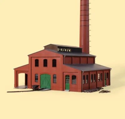 Auhagen 11431 HO/OO Gauge Boiler House with Smokestack Kit - Image 1 of 2