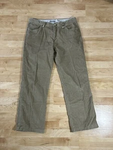 Columbia Womens Corduroy Pants Straight Leg Stretch Beige Size 14 - Picture 1 of 8