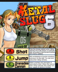 Metal Slug 6 Neo Geo Mini Arcade Marquee