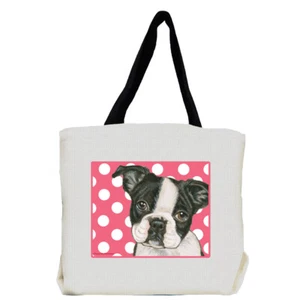 Boston Terrier Pup Tote Bag, Boston Terrier Gift - Picture 1 of 1