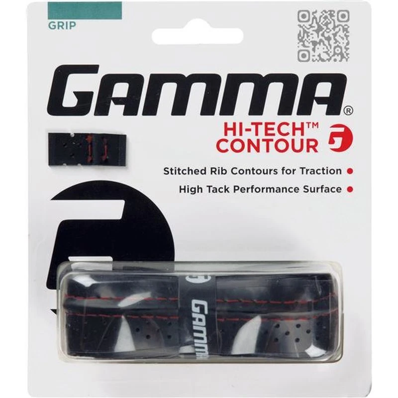 Gamma Griffband Hi-Tech Contour, Tennis, Basisband, schwarz