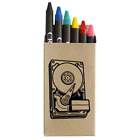 'Mechanical Harddrive' Coloured Crayon Set (CY00026807)