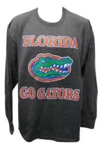 New Florida Gators Size XL XLarge Gray Majestic Long Sleeve Shirt - Picture 1 of 7