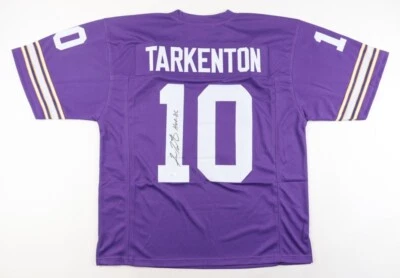 Fran Tarkenton Signed Minnesota Vikings Jersey Inscribed "HOF 86" (JSA COA) Q.B. - Image 1 of 4