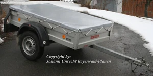 Bayerwald Flachplane Anhängerplane bis Länge 3,50 m inkl. Zubehör - TOP Angebot - Bild 1 von 2