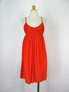 Sundress Summer Dress Armani Exchange Smocked Triangle Strappy Top 0 $130 - Bild 1 von 11