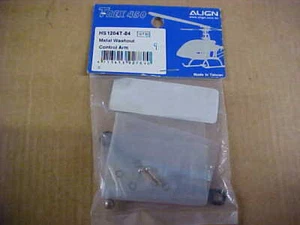 ALIGN HS1204T-84 = METAL WASHOUT CONTROL ARMS : TREX 450 (NEW) - Picture 1 of 2