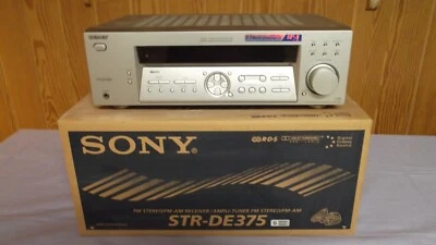 Sony STR-DE375 Stereo Dolby Surround Receiver Verstärker Silber - Bild 1 von 4