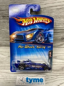 2005 Hot Wheels #90 Hot Wheels Racing 5/5 F-RACER Blue 1:64 Scale - Bild 1 von 3