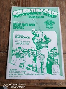 1984 NORTH WALES GOLF CLUB CELEBRITY TOURNAMENT - Picture 1 of 2