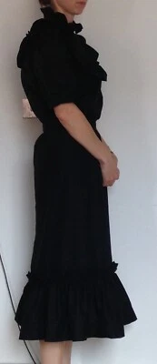 Vestido largo eduardiano estilo victoriano tardío para mujeres niñas  Foto 1 de 4