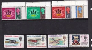 FALKLAND ISLANDS 2 JUEGOS DIFERENTES DE PAUTAS DE IMPRESIÓN EN MUY BUEN ESTADO-MNH EN UN JUEGO - Imagen 1 de 1