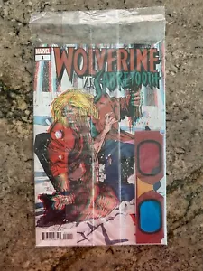 Wolverine Vs Sabretooth 3D ✨ Poly-bagged Marvel Comic Book Never Opened - Picture 1 of 2