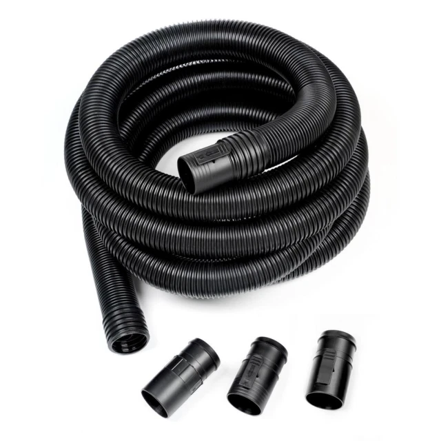 RIDGID 2.5 inch x 20 ft. Dual-Flex Tug-A-Long Locking Vacuum Hose for RIDGID Wet/Dry Shop Vacuums