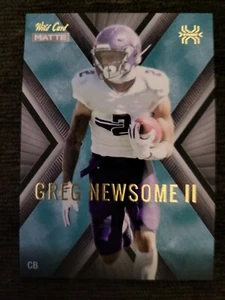 2021 Wild Card Matte Greg Newsome II RC BLUE XPLODE CHASE PACK - Picture 1 of 2