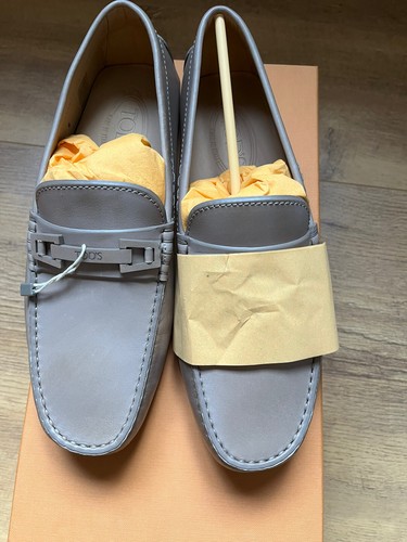 TOD’S Mocassini Tods uomo pelle marrone macro clamp country gommino UK 6 EU 40 nuovi con scatola