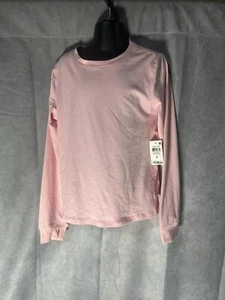 Kids Boys Girls Tops Long Sleeve Undershirts Baselayer T-Shirts Pink - Picture 1 of 2