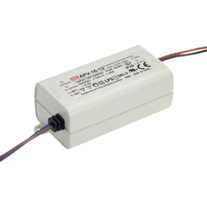 Mean Well APV-16-12 LED transformer 12V DC 15W 1.25A IP30 non-dimmable - Picture 1 of 1