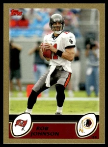 2003 Topps Gold Rob Johnson 417/499 Washington Redskins #142 - Picture 1 of 2