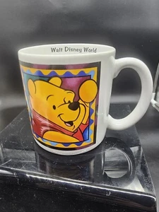 Disney World Pooh Stamp Ceramic Coffee Mug Cup 20oz oversized - Picture 1 of 5