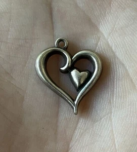James Avery Joy of My Heart Charm Sterling Silver - Picture 1 of 3