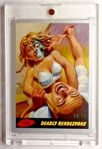 2017 Mars Attack's The Revenge Red Card P-45 NATURE STRIKES BACK. - Picture 1 of 3