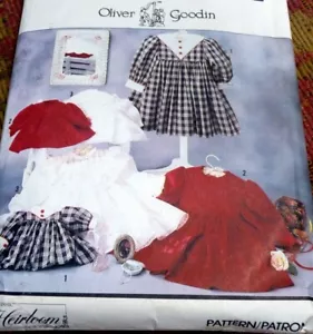 *ENCANTADOR VESTIDO DE COLECCIÓN PARA NIÑAS Y VESTIDO PARA MUÑECAS DE 25" Patrón de Costura 2-4-5 - Imagen 1 de 1