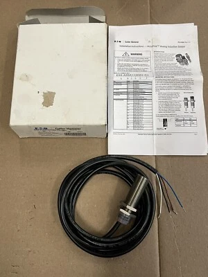 Eaton Cutler-Hammer 18mm AccuProx sensor e59-a18a107c02-cv - Image 1 of 4